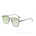 newest italy unisex fashion sunglasses square metal frame sunglasses wholesale sun glasses